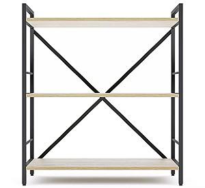 Etajera Nex Loft Antracit (Gri)/Stejar Artisan (Maro)