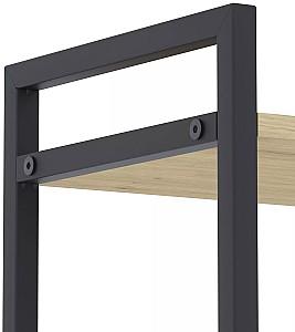 Etajera Nex Loft Antracit (Gri)/Stejar Artisan (Maro)