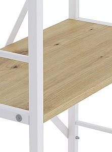 Etajera Nex Loft Alb/Stejar Artisan (Maro)