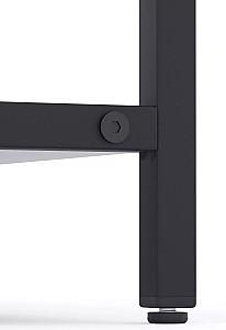 Etajera Nex Loft Antracit (Gri)/Alb 4 rafturi