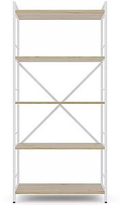 Etajera Nex Loft Alb/Stejar Artisan (Maro) 5 rafturi