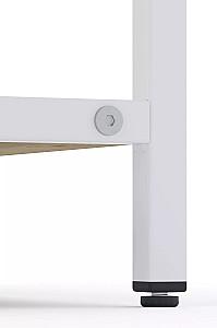 Etajera Nex Loft Alb/Stejar Artisan (Maro) 5 rafturi