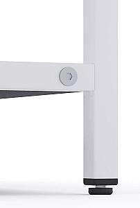 Etajera Nex Loft Alb/Antracit (Gri) 5 rafturi