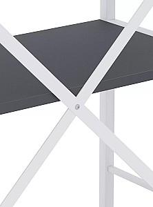 Etajera Nex Loft Alb/Antracit (Gri) 5 rafturi