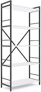 Etajera Nex Loft Antracit (Gri)/Alb 5 rafturi