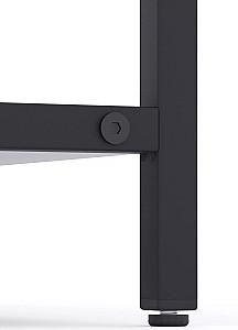 Etajera Nex Loft Antracit (Gri)/Alb 5 rafturi