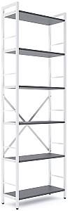 Etajera Nex Loft Alb/Antracit (Gri) 6 rafturi