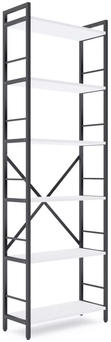 Etajera Nex Loft Antracit (Gri)/Alb 6 rafturi