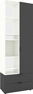 Dulap Nex Home A001L Alb/Antracit (Gri)