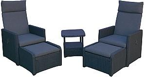 Set mobila de gradina GardenLine ZUM6430 Antracit