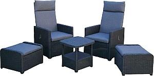 Set mobila de gradina GardenLine ZUM6430 Antracit