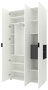 Dulap Nex Home A015R Alb/Antracit (Gri)