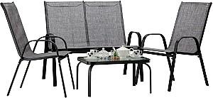 Set mobila de gradina GardenLine NEO9924 Gri / Negru