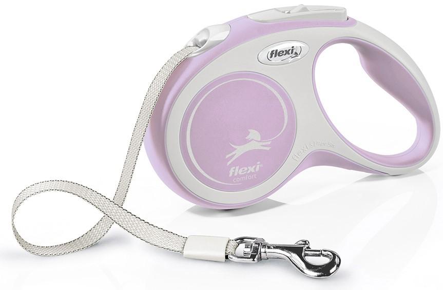 Ham pentru caini Beeztees Flexi New Comfort Tape Pink S 5 m (756915)