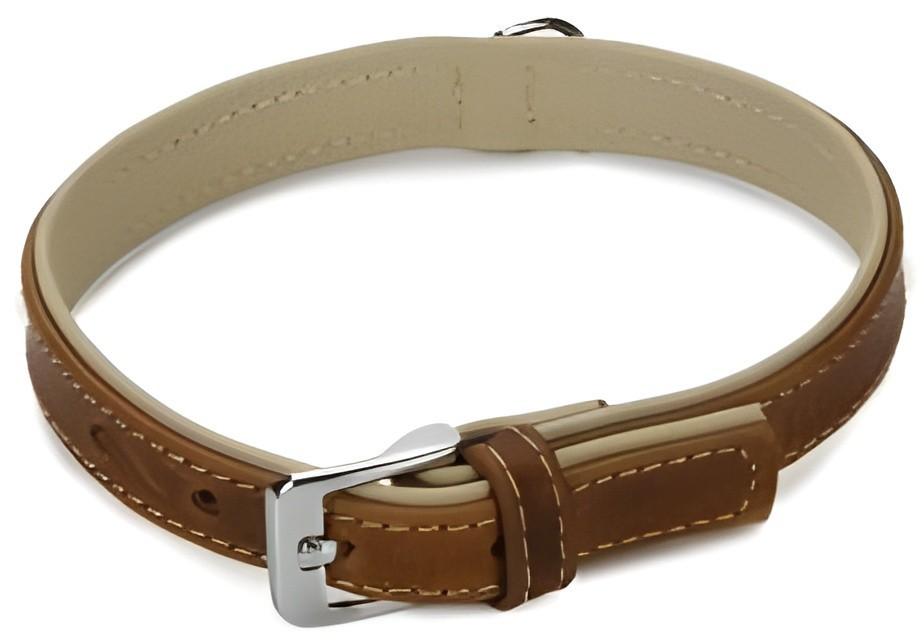 Zgarda pentru caini Beeztees Comfort Brown 35x17