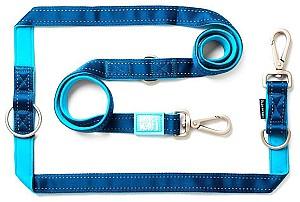 Ham pentru caini Max & Molly Multi-Functional Matrix Sky Blue L