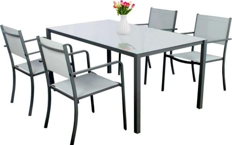 Set mobila de gradina GardenLine ANH0884KPL Gri