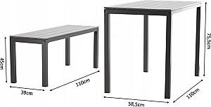 Set mobila de gradina GardenLine MEB0841