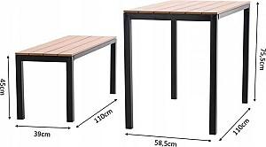 Set mobila de gradina GardenLine MEB0858