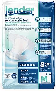 Scutece pentru maturi Jender Eco Pack Medium 80-115 (8pcs)