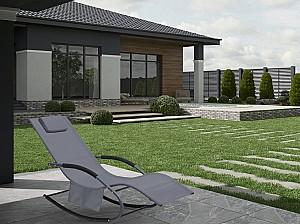 Sezlong GardenLine LEZ1601 Gri Inchis