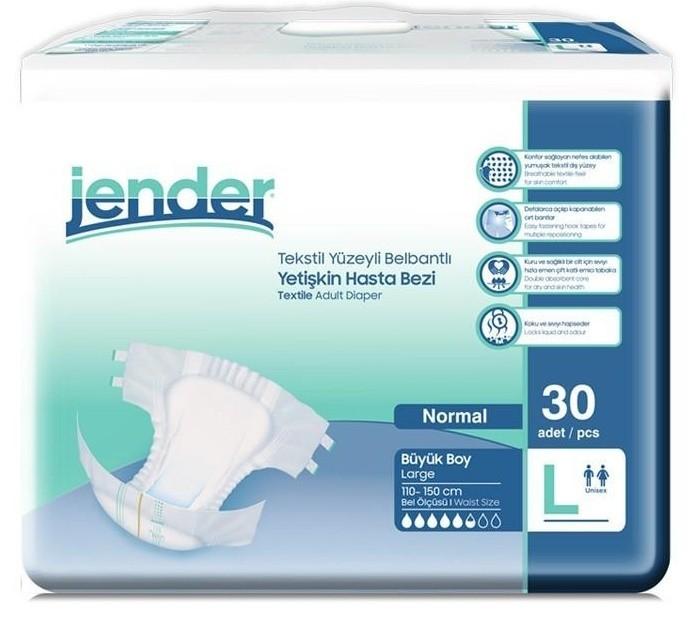 Scutece pentru maturi Jender Jumbo Large 30pcs