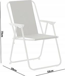 Scaun pliabil GardenLine LEZ9931 Gri