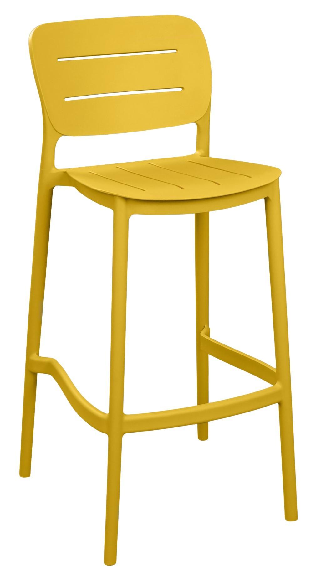 Scaun terasa DP Helix Yellow