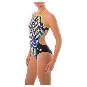 Costum de baie femeie Aqualung Pimlico Black Yellow 36