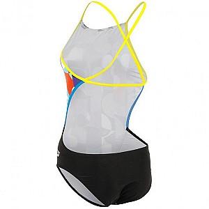 Costum de baie femeie Aqualung Pimlico Black Yellow 36