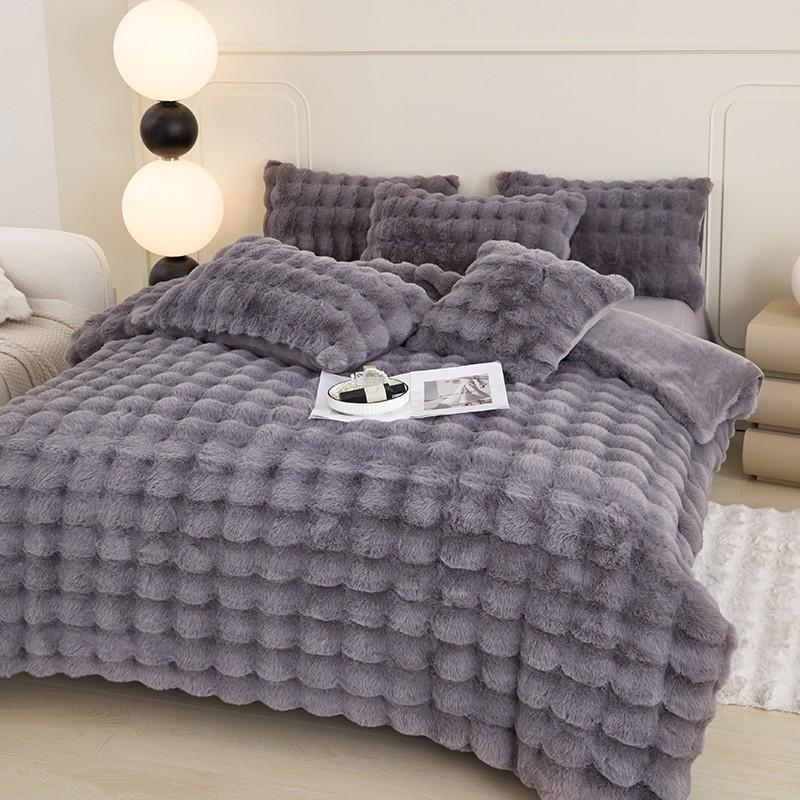 Albituri de pat Relaxe Home Puffed Dreams 200x230 cm Grey