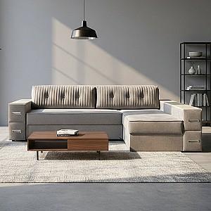 Canapea coltar StarM Scarlet 3.10x1.70 Gri