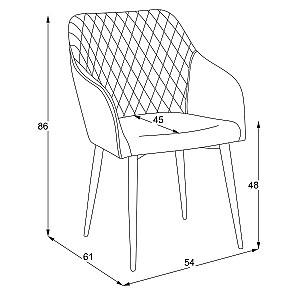 Scaun Mika Rarra Anka 05(Gri)
