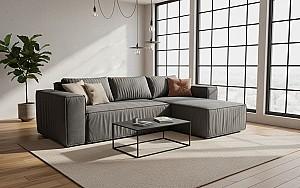 Canapea coltar StarM Calipso (2.05x1.50)  Gri Inchis