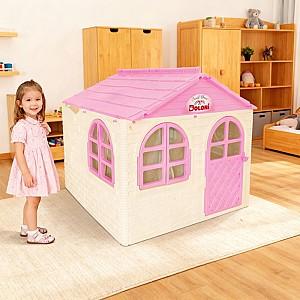 Casuta de joaca Doloni 02550/4 Alb/Roz