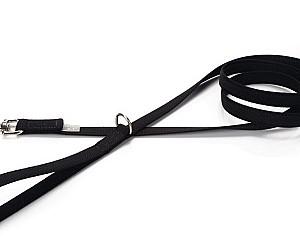 Ham pentru caini Beeztees K9 Antislip Leash + Handle Black 180