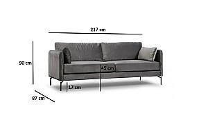 Canapea Trendy Sino 3locuri 87x90x217cm