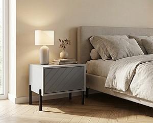 Noptiera MatroLuxe Leada №6 Light concrete