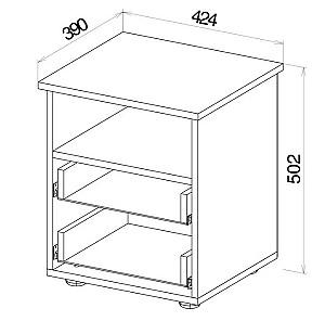 Noptiera MatroLuxe № 1 Cashmere (Gri)