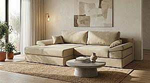 Canapea coltar Sofyno Atlas Silk Rosa 18