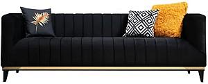 Canapea Trendy Bellino 3locuri Negru