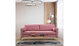 Canapea Trendy Roma 3locuri Trandafir (Roz)