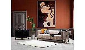 Canapea Trendy Bellino 3locuri Bej