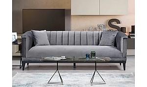 Canapea Trendy La moda 3locuri Gri inchis