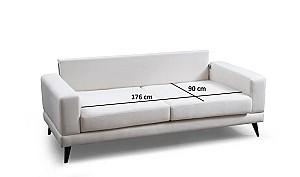 Canapea Trendy Nordic 3locuri Bej