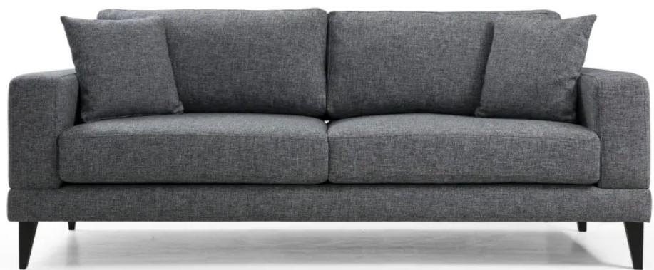 Canapea Trendy Nordic 3locuri Gri închis