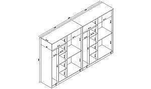 Dulap Trendy Kardelen 1600-121