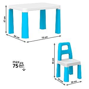 Masă de scris pentru copii Technok 0471 Alb/Albastru