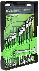Set de chei JBM 12 buc. 8-19 mm 54117