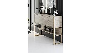 Living Trendy Luxe Set Travertin Aur 180x47x30cm